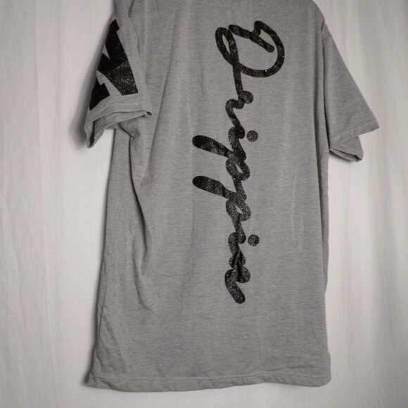 One Color Nation Drippin King Grey TShirt W/Black Glitter Lettering Sz XL NWT - Picture 11 of 13